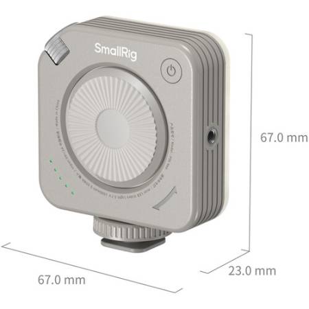 SmallRig 5820 P96 Neo - mała lampa LED, Bi-Color - wymiary